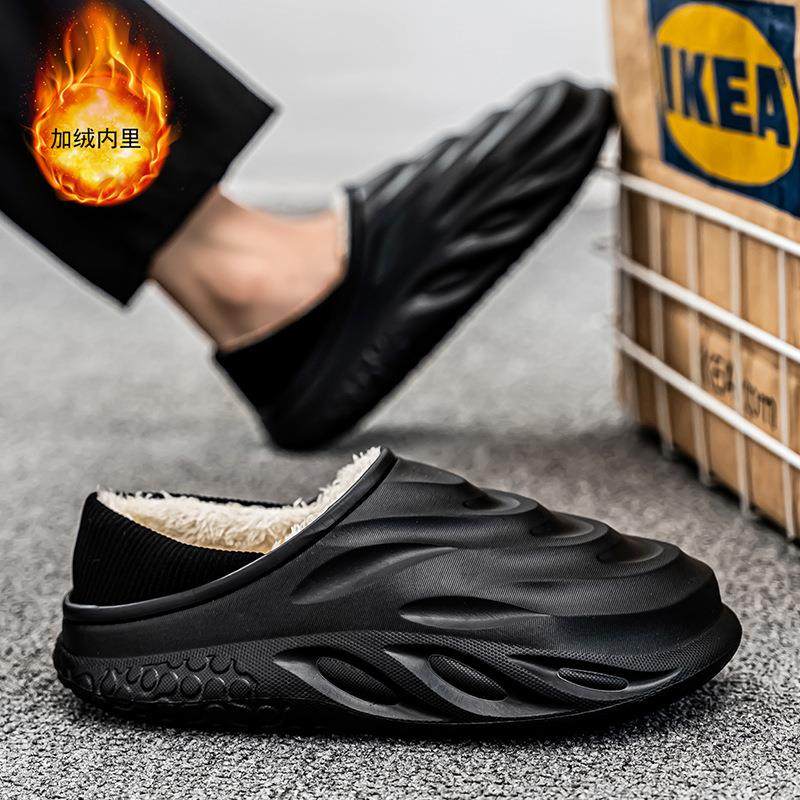 爆款棉拖鞋男士家居时尚可外穿防水棉鞋包跟冬季加绒保暖情侣拖鞋,居家布艺,居家棉拖/棉鞋,淘宝优惠券,粉丝福利购,淘宝优惠卷