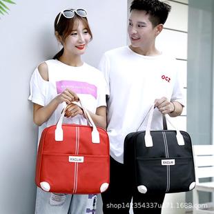 新款旅行包 大容量手提多功能健身包 女款运动包收纳包短途旅行袋