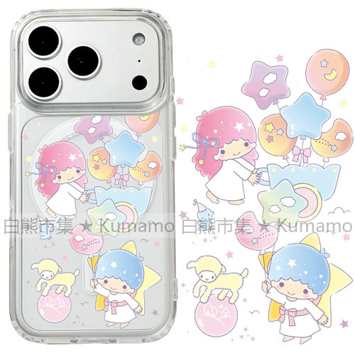 适用iphone17promax苹果16手机壳MagSafe磁吸15支架14透明13气球双子星17卡通25ultra日系少女12保护套16e