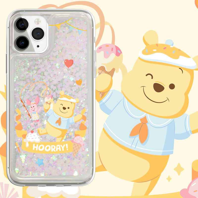 适用于iphone15promax手机壳苹果15三星23ultra华为oppovivo保护套13软14流沙12派对维尼熊小猪雪糕可爱少女