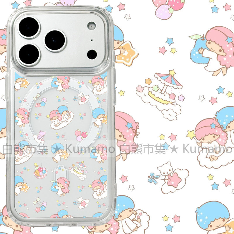 适用iphone17promax苹果16手机壳MagSafe磁吸15支架14透明13双子星17星星26ultra日系卡通少女保护套女16e,3C数码配件,手机保护套/壳,淘宝优惠券,粉丝福利购,淘宝优惠卷