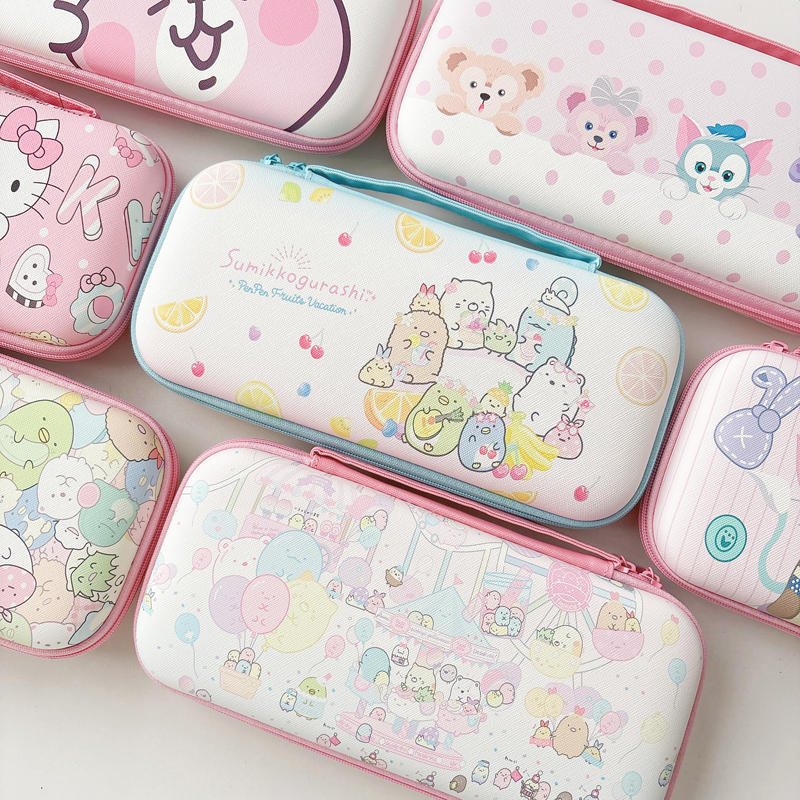 适用新款任天堂switch2收纳包防摔保护盒ins卡通墙角生物卡娜赫拉