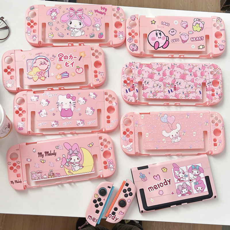 任天堂switch2保护壳星之卡比卡通配件周边软边背面硬分体保护套