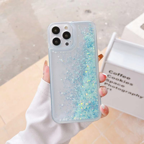 适用iphone17promax手机15苹果16手机壳13透明12流沙18保护套14纯色18promax卡通可爱ins小清新梦幻夜光女17