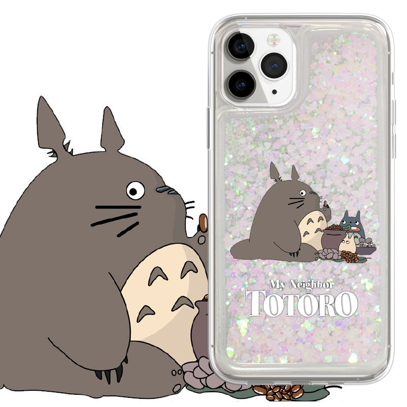 适用iphone17promax手机壳15苹果16三星23ultra小米13华为oppovivo保护套软14流沙12日系动漫龙猫卡通少女17