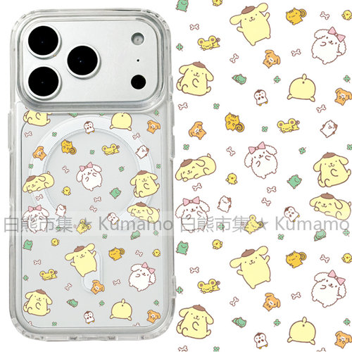 适用iphone17promax苹果16手机壳MagSafe磁吸15支架14透明13布丁狗17日系25ultra卡通可爱ins风12保护套女16e