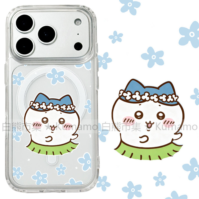 适用iphone18promax苹果18手机壳MagSafe磁吸18pro支架17promax透明17吉伊卡哇16小八15三星16e保护套17e可爱
