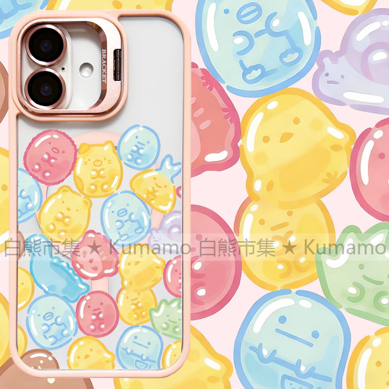 适用iphone17promax苹果17手机壳MagSafe磁吸16镜头支架15透明14冰块13墙角生物17pro日系卡通17e保护套女16e