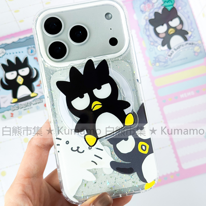 适用iphone17promax苹果17手机壳MagSafe磁吸16支架15酷企鹅13卡通搞怪日系无线充电17pro保护套三星s25ultra