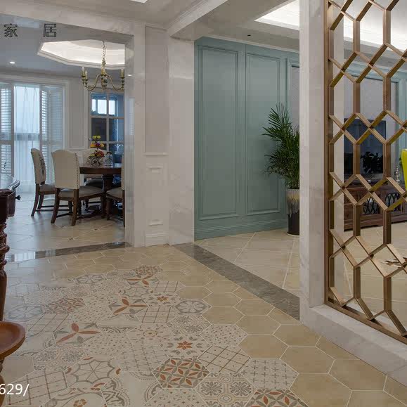 小树家园美式乡村六角砖花砖墙砖六边形暖色复古瓷砖仿古砖地砖在类目 家装主材, 瓷砖, 仿古砖（包括文化石）中 - 来自Buy2taobao.com提供专业的淘宝代购服务