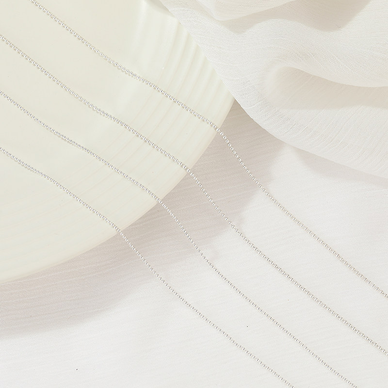 TONGDU S  COLOR-PRESERVING SMALL GOLD BEAD CHAIN BEAD CHAIN HANDMADE DIY NECKLACE BRACELET CLAVICLE CHAIN JEWELRY MATERIAL