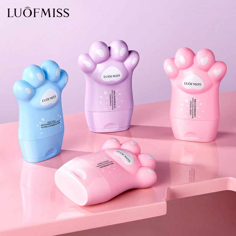 洛凡美皙LUOFMISS洋甘菊烟酰胺香氛手膜霜滋润保湿补水温和清手霜