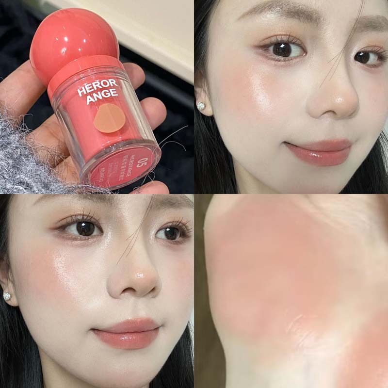HERORANGE液体腮红膨胀收缩色低饱和自然提亮韩系显白胭脂HERANGE
