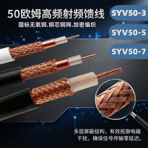 SYV50-5同轴线SYV50-3-7RG58馈线