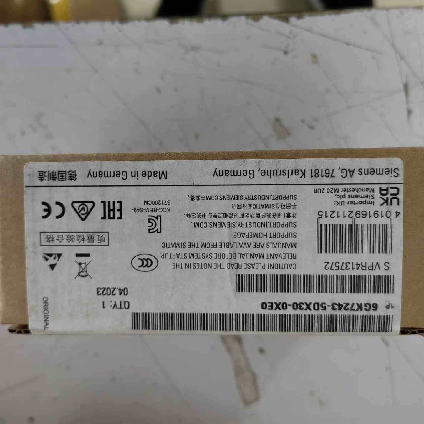 {议价}西门子模块6GK7 243-5DX30-0XE0全新未开封