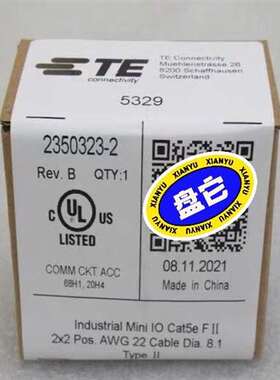 {议价}TE泰科以太网连接器2350323-2
