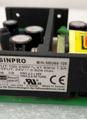 {议价}SBU60-108 SINPRO工业工控设备电源24V2.6