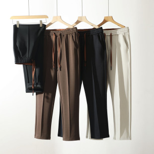 定织空气层 5076 春秋高端男士 直筒休闲长裤 2802 百搭时尚 柜5K