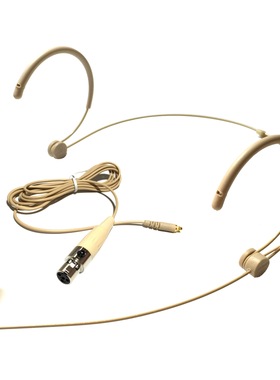 Microdot MD4016SLL 头戴式麦克风 可拆卸 用于SHURE 舒尔话筒