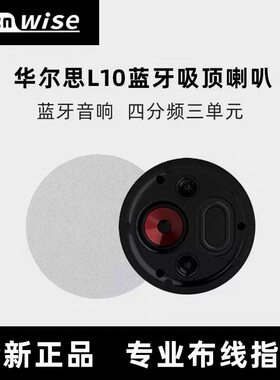 华尔思L10蓝牙音箱背景音乐吊顶音响无线吊顶音箱家装音箱开孔180