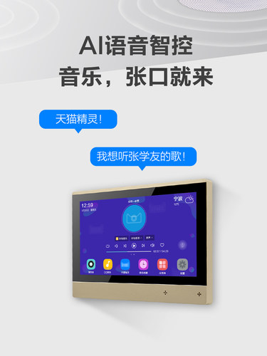 向往M9家庭背景音乐主机系统套装嵌入式吊顶音响吸顶喇叭智能家居