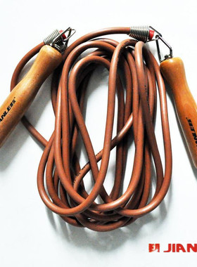 健乐9901学生群体木柄橡胶长跳绳多人跳绳5/6/7/8/10/12/15米