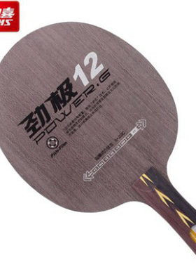 DHS红双喜劲极12双玻碳护芯乒乓5