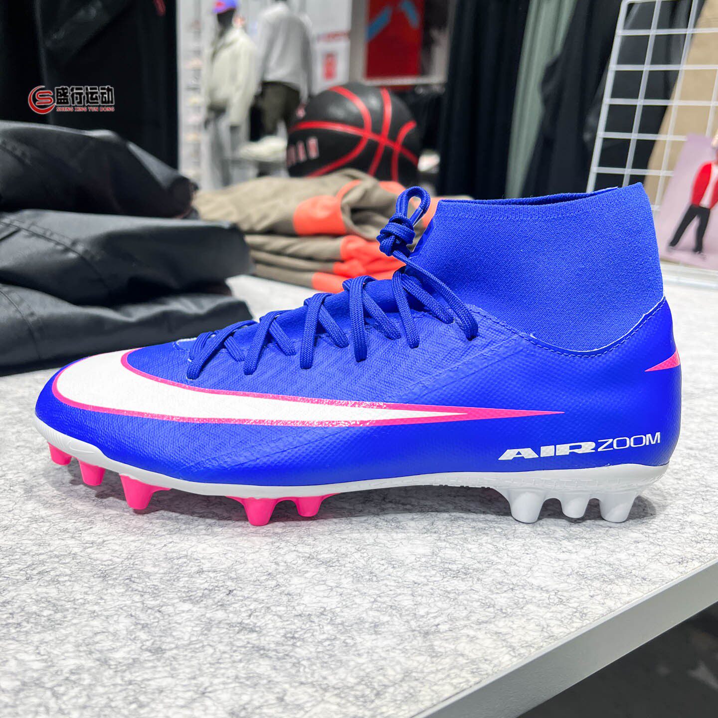 Nike耐克2026夏季新款刺客系列 AG 人造草地高帮足球鞋FQ8329-446