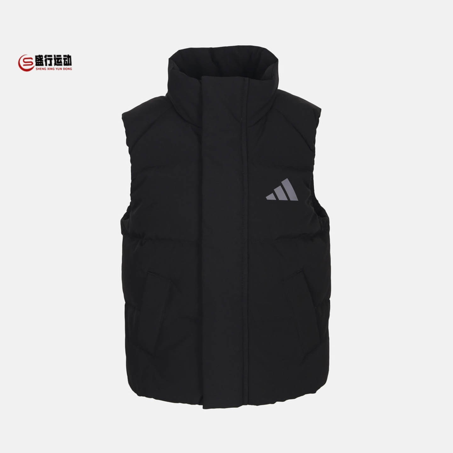 Adidas阿迪达斯童装2026年冬新款经典百搭运动休闲立领马甲LG1931