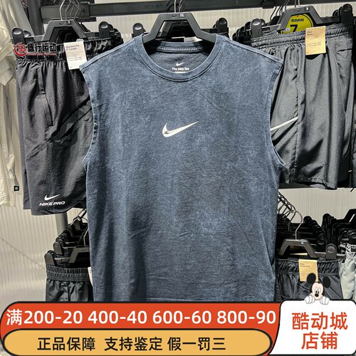 Nike耐克男子2026年秋季新款时尚潮流日常百搭无袖T恤 IM6145-010