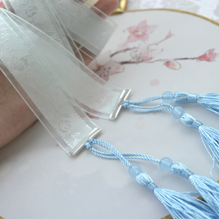 古风古典云纹抹额发带古风发绳发饰cos汉服配饰流苏发带