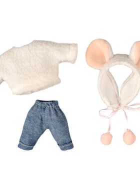 OtardDolls 15厘米仿真娃娃衣服 超可爱手掌娃娃换装可选衣服套装