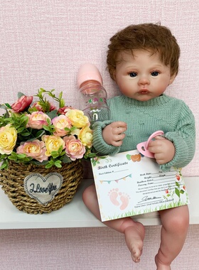 OtardDolls 50cm玩偶仿真娃娃重生玩具儿童生日礼物婴儿搪胶娃娃