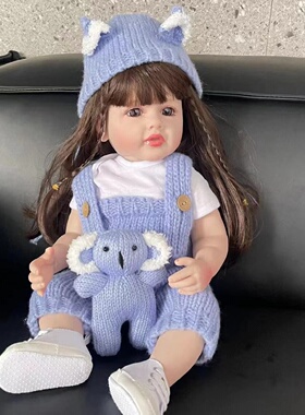 OtardDolls 55厘米考拉妹妹仿真娃娃 全搪胶可入水重生婴儿玩具