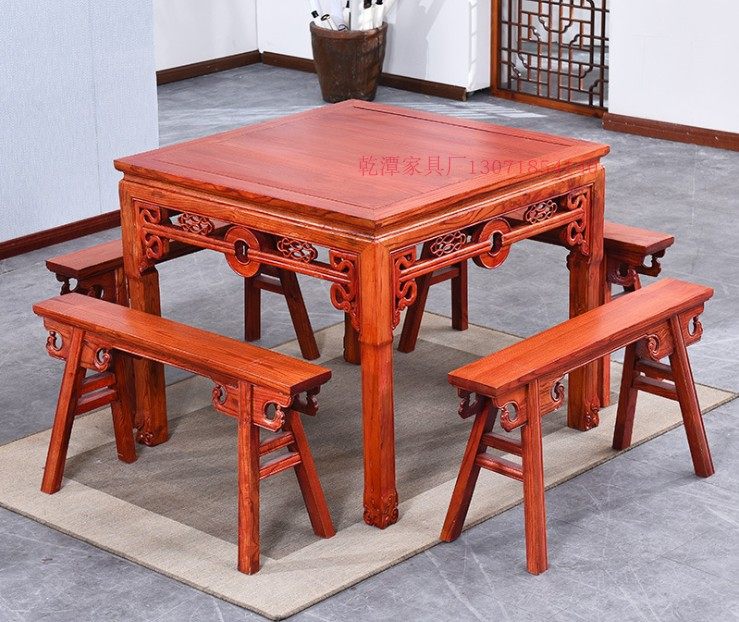 一米八仙桌.仿古桌.大方桌.农村中式桌椅活动租凭出租.策划布展用
