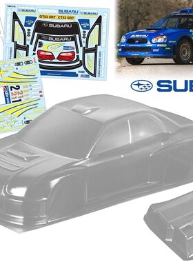 1/10 Subar WRC 2004 TC004 190mm 透明PC车壳 附尾翼 运费6元