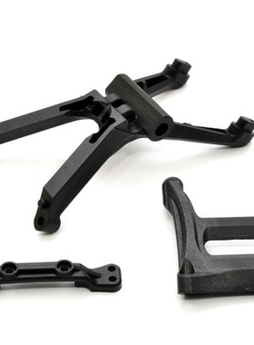 禾宝HOBAO 94082 1/7MT 2大脚 底盘蝴蝶板前后支架支撑 6元运费