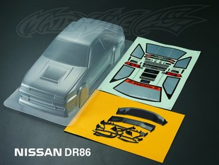 竞速漂移车壳 195mm宽度 现货 trueno AE86 丰田 PC透明车壳