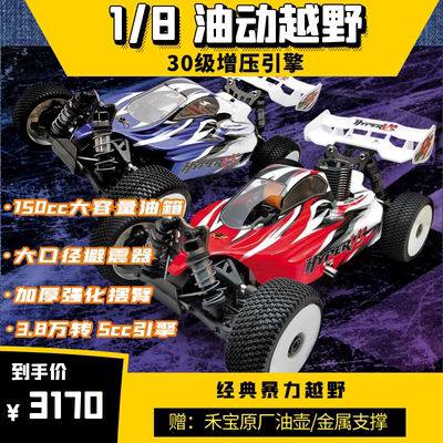 禾宝30级引擎1/8油动越野