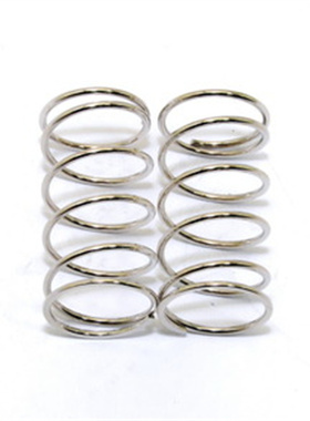 禾宝HOBAO 90078 HyperGTB 后避震弹簧-银色, 2 PCS 运费6元