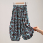 男童裤 薄款 子春秋款 外穿女童宝宝阔腿裤 儿童防蚊裤 大童运动裤 夏季