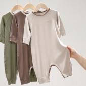 新生婴儿衣服满月宝宝秋装 百天周岁儿童连体衣男女童超萌哈衣爬服