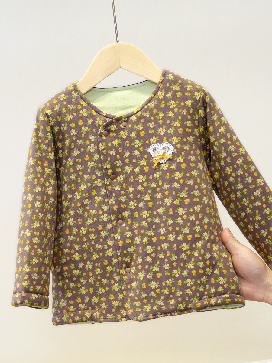 BABY PADDED TOPS AUTUMN AND WINTER BABY WARM CLOTHES CHILDRENS UNDERWEAR AUTUMN CLOTHES WOMENS COTTON CLOTHES MIDDLE AND LARGE CHILDREN WEAR THICKENED
