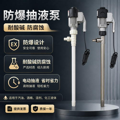 防爆220v手提式不锈钢化工加油机
