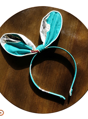 【仙太郎】原创 肥兔儿与鲜蘑菇 可爱兔耳朵 KC 发箍