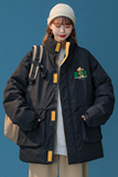 中性加厚立领撞色工装棉服男新潮外套女MY62002P115控138，男装棉衣，电商A268