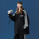 中性套装撞色开衫连帽卫衣男女卫裤套装新TZ6705P100控138，男装休闲套装，电商A268