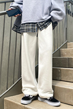 中性风秋冬宽松垂感纯色运动慵懒休闲裤子男女长裤D213P48控68，男装休闲裤，电商A268