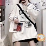 秋韩版V领宽松抽绳卫衣男女情侣上衣新B605JRP55控68，男装卫衣，电商A268