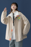 中性冬季潮流立领恐龙宽松棉衣夹克男女情侣外套MJK251P85，男装夹克，电商A268